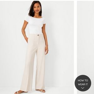 Ann Taylor Petite Seamed Pant High Rise
